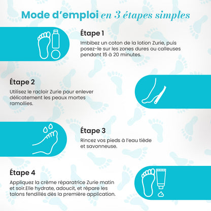 Pack des pieds zurie